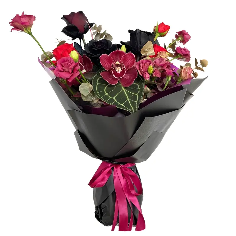 Черные букеты