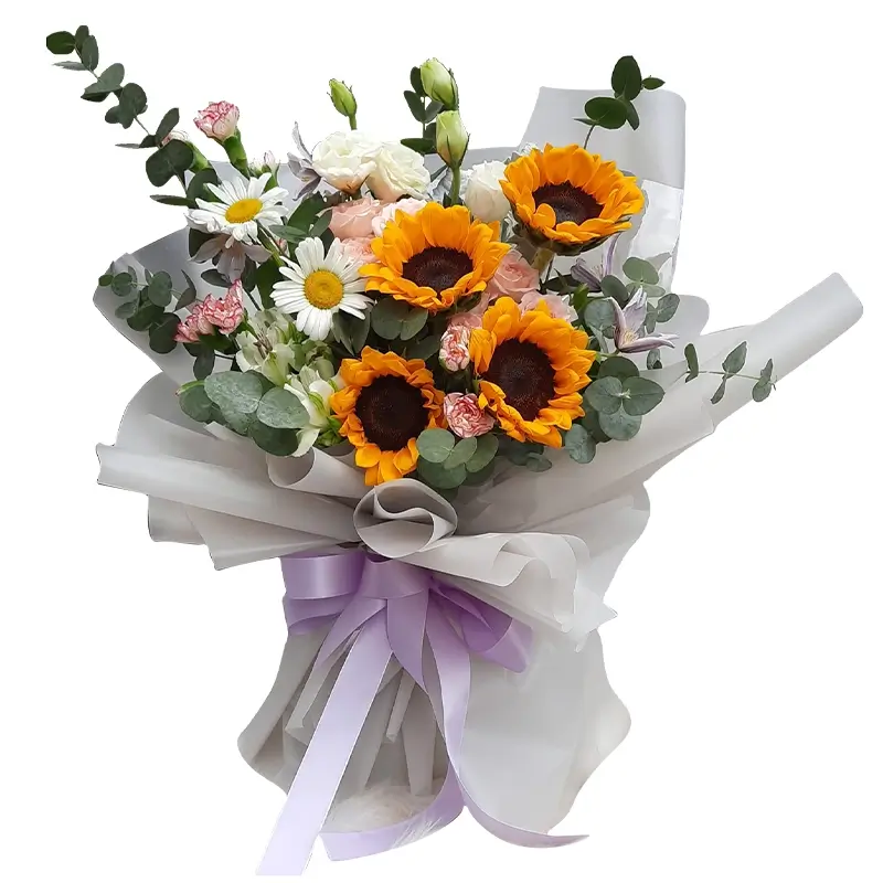 Букеты с полевыми цветами