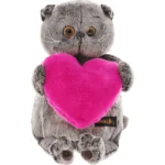 Плюшевая игрушка Басик с сердцем